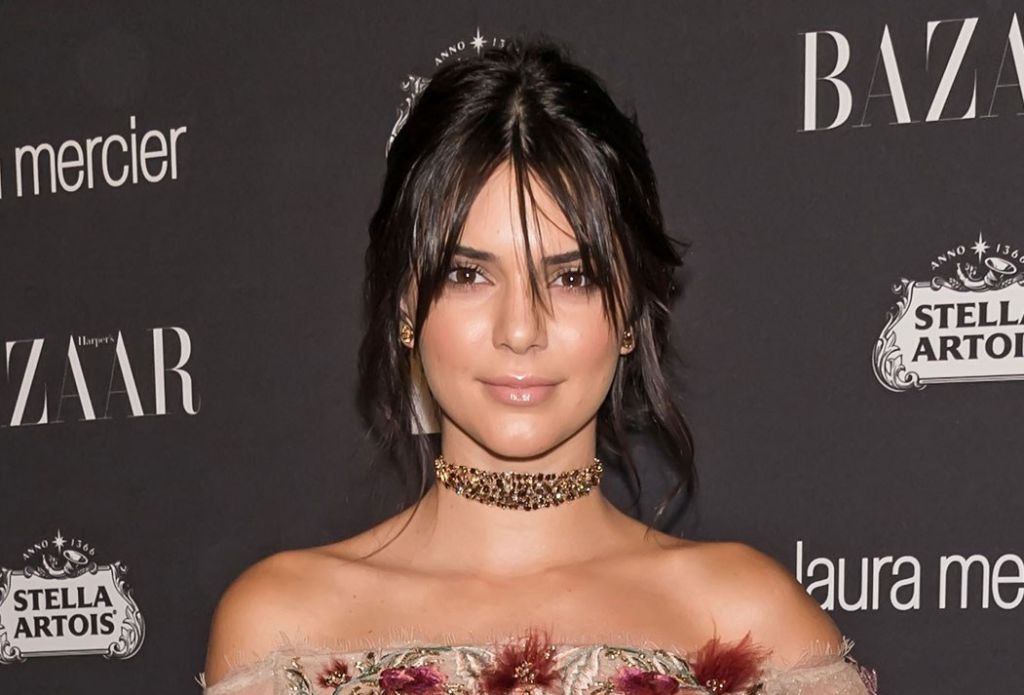 Autumn Hairstyles: Kendall Jenner Curtain Fringe