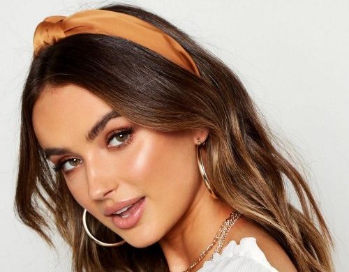 Autumn Hairstyles: Satin Twist Knot Headband by Boohoo