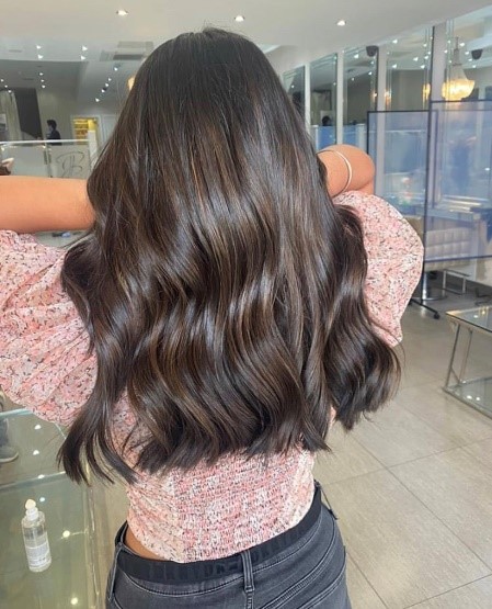 Black Balayage Hairstyle 